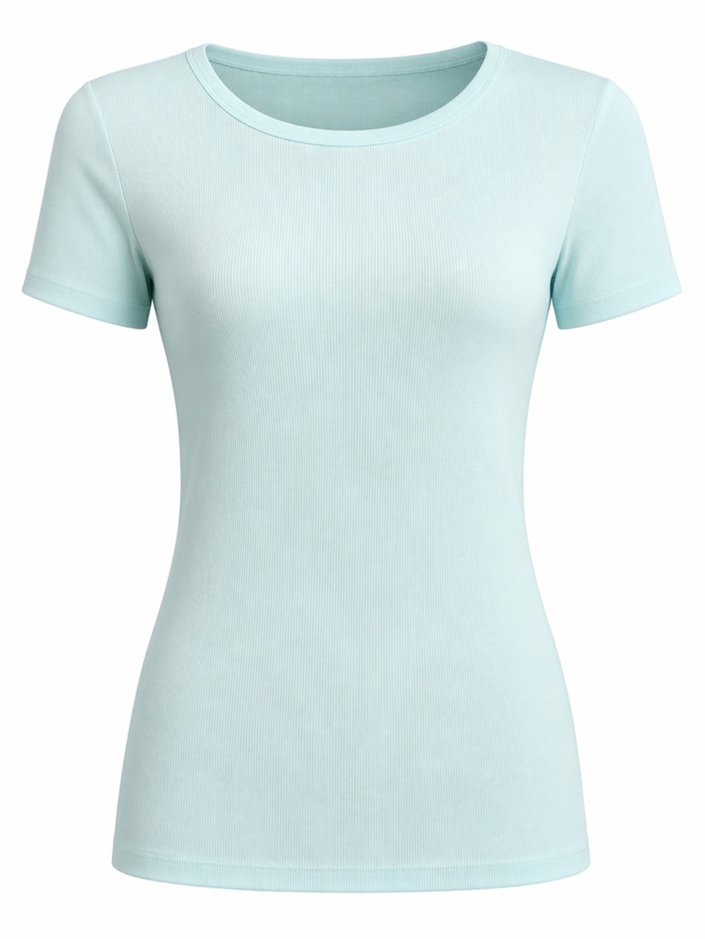 Antares Sky Blue Rayon Blend Short Sleeve Tee NWT Size M